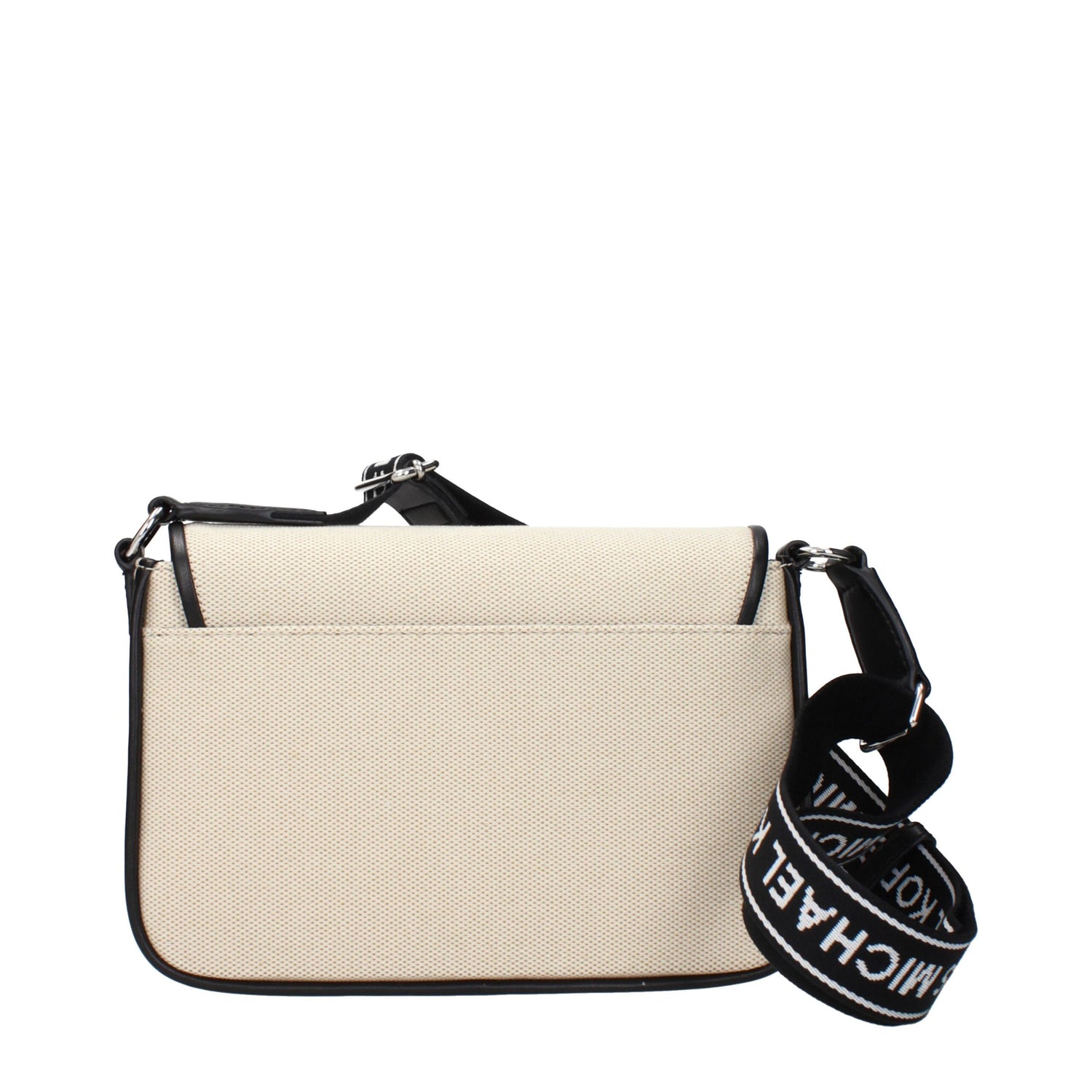 Beige Fabric Crossbody Bags