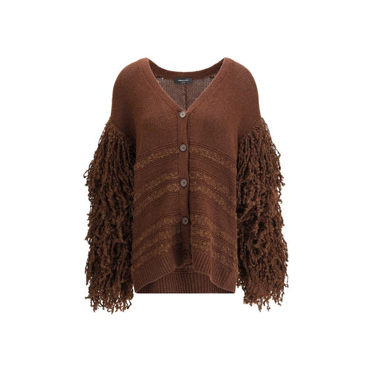 Brown Camel Hair Cardigan