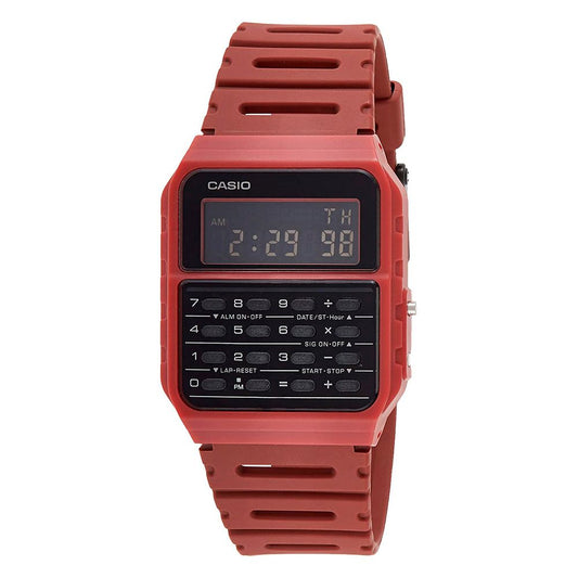 Red Resin Digital Watch
