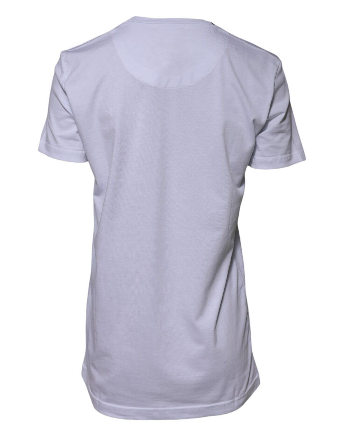 White Cotton Goodluck 2023 Crew Neck T-shirt