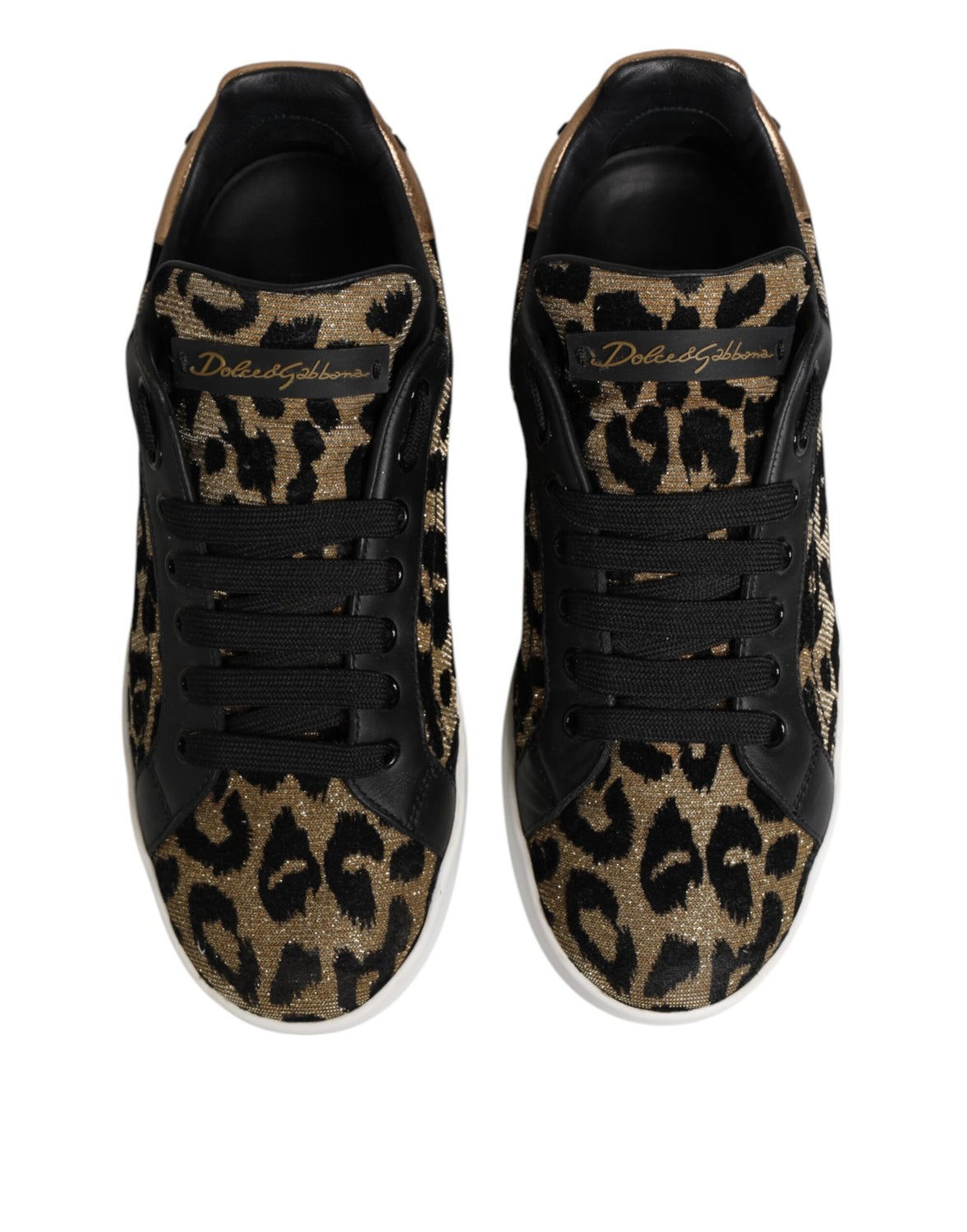 Brown Leopard Portofino Low Top Sneakers  Shoes