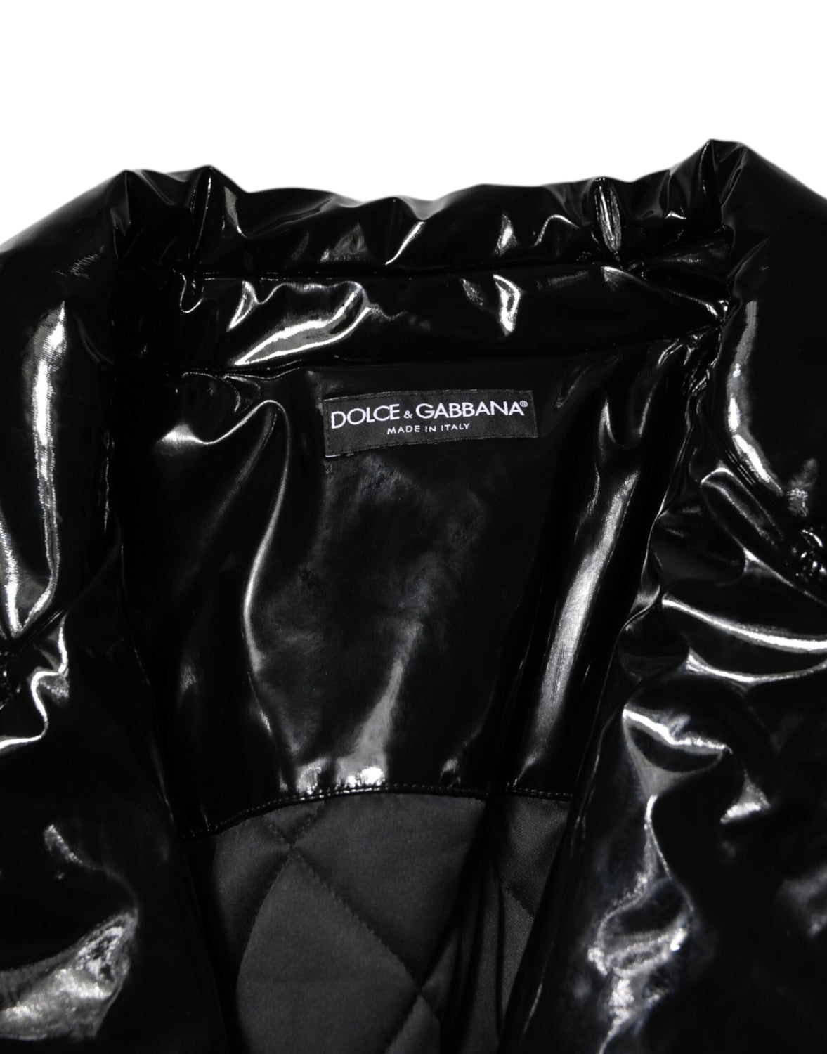 Polyester Black Quilted Puffer Coat  Jacket