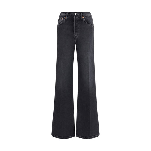 Black Cotton Jeans Denim