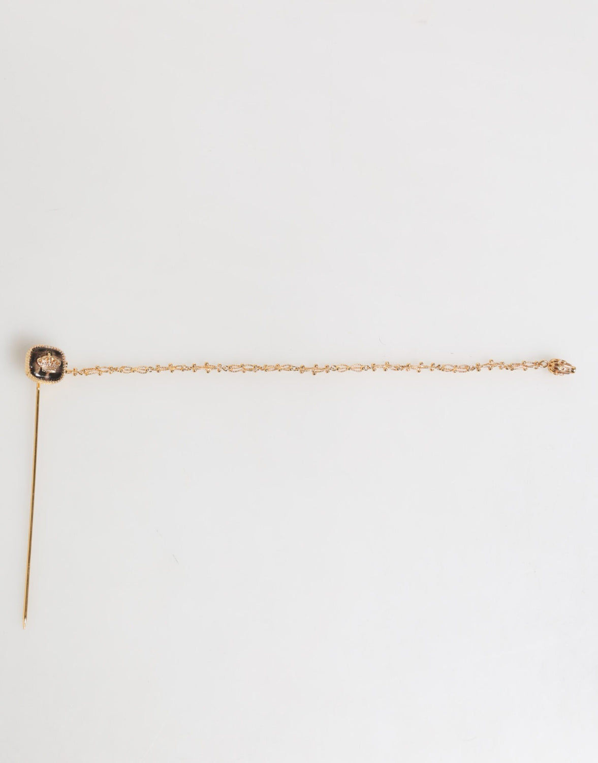 DG Crown Gold Chain Mens Accessories Brooch Lapel Pin