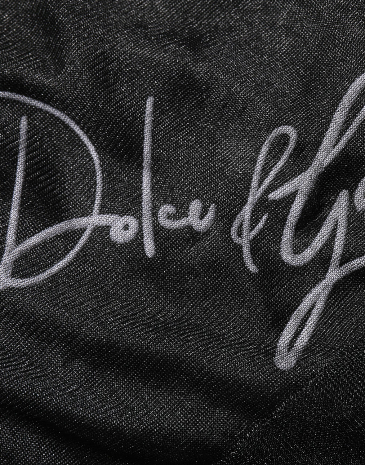 Black Polyester Pullover Sweatshirt Sweater