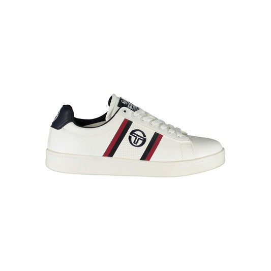 White Polyester Sneaker
