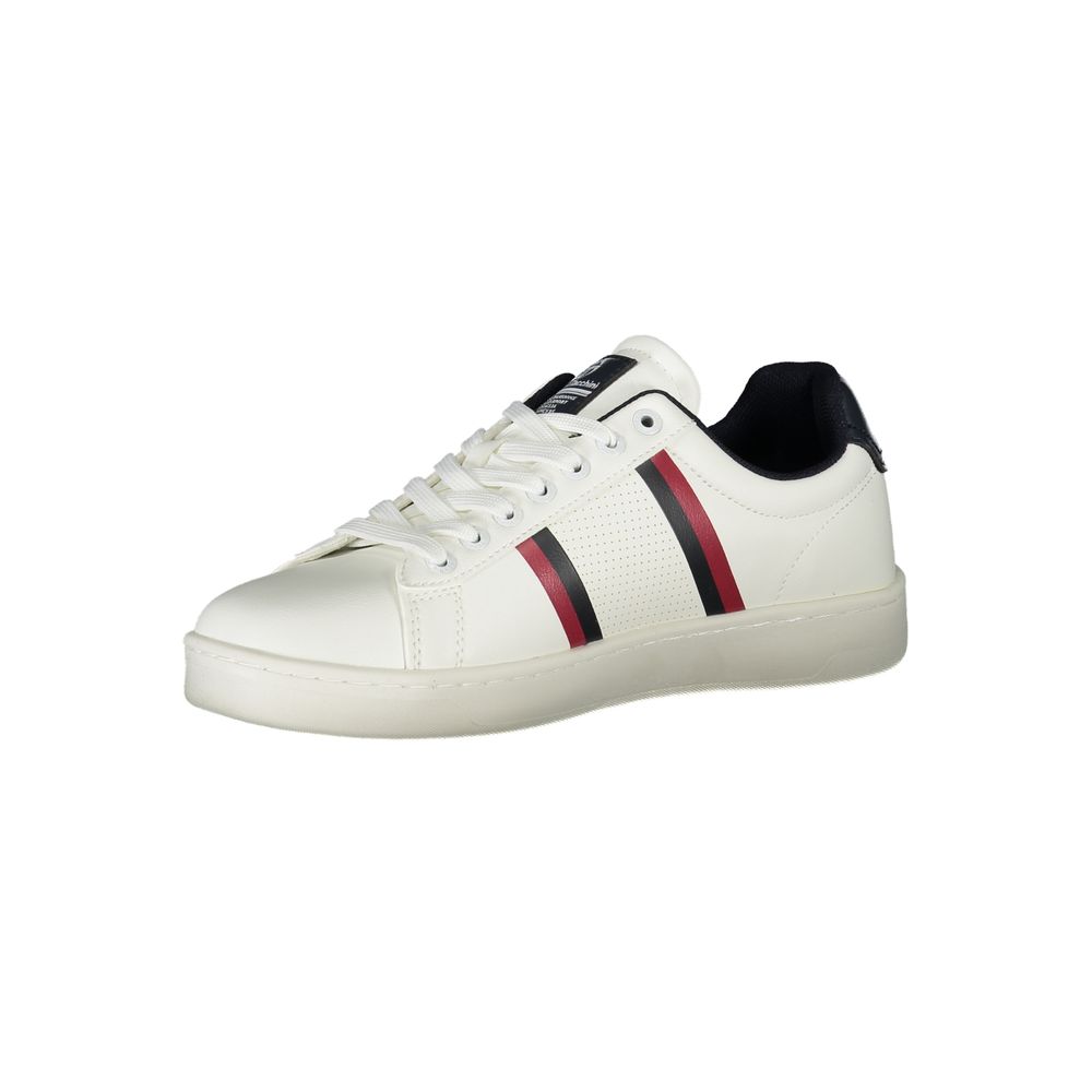 White Polyester Sneaker