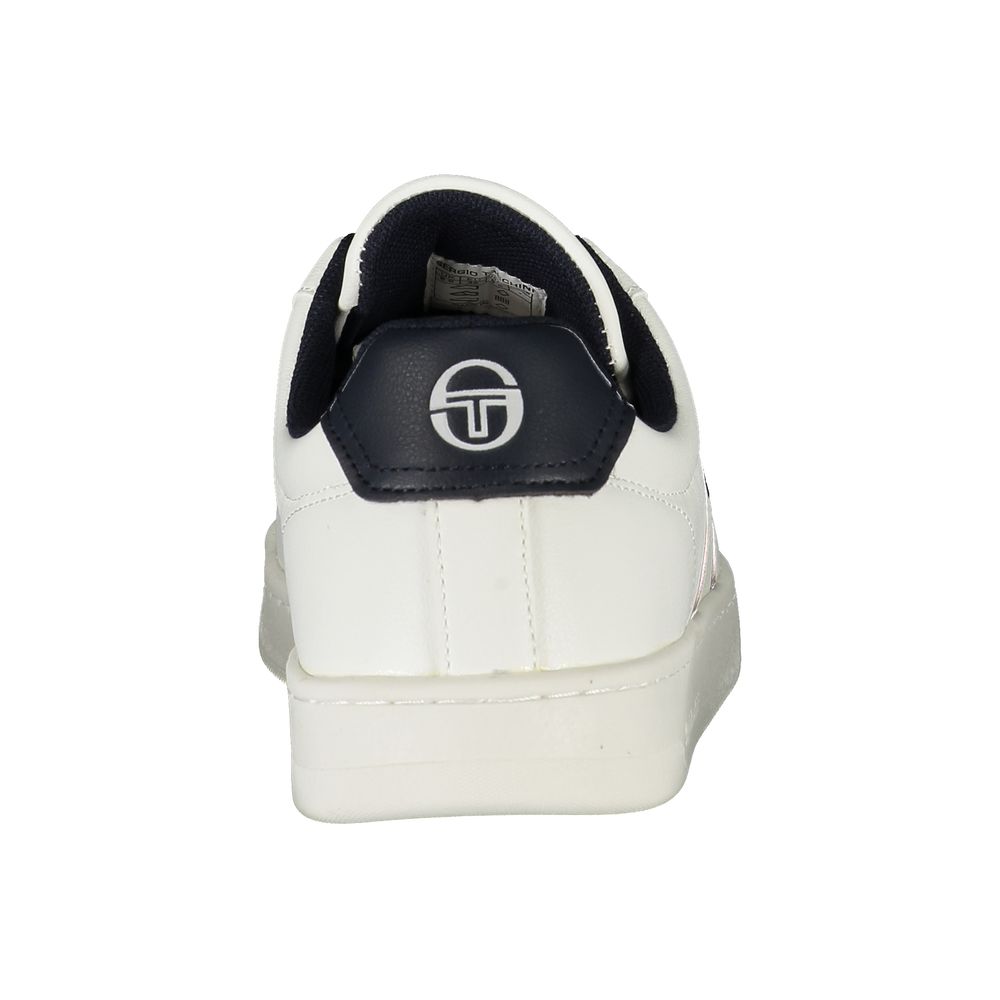 White Polyester Sneaker