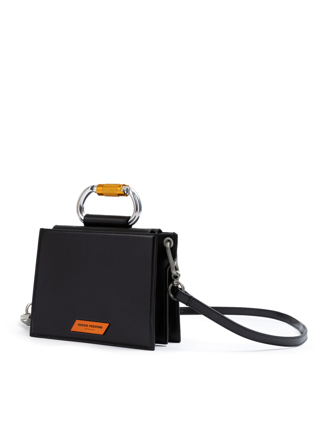 Black Leather Crossbody Bag
