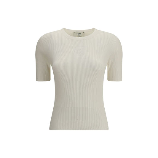 White Silk T-Shirt