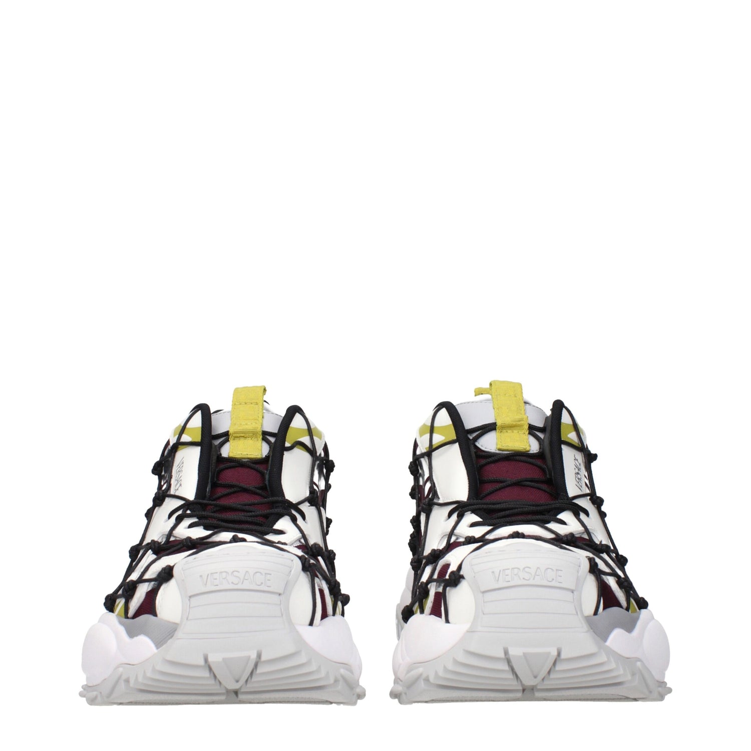 Red Fabric Athletic Sneakers