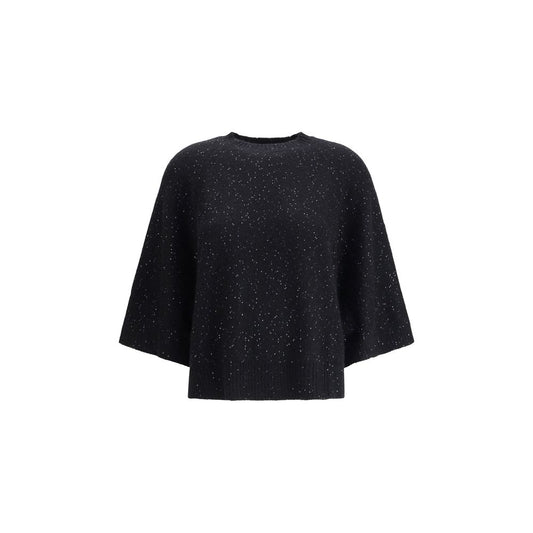 Black Fleece Wool Sweatshirt
