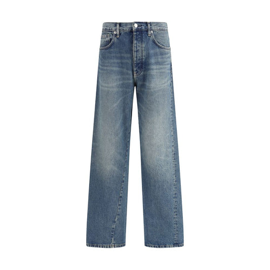 Blue Cotton Jeans Denim