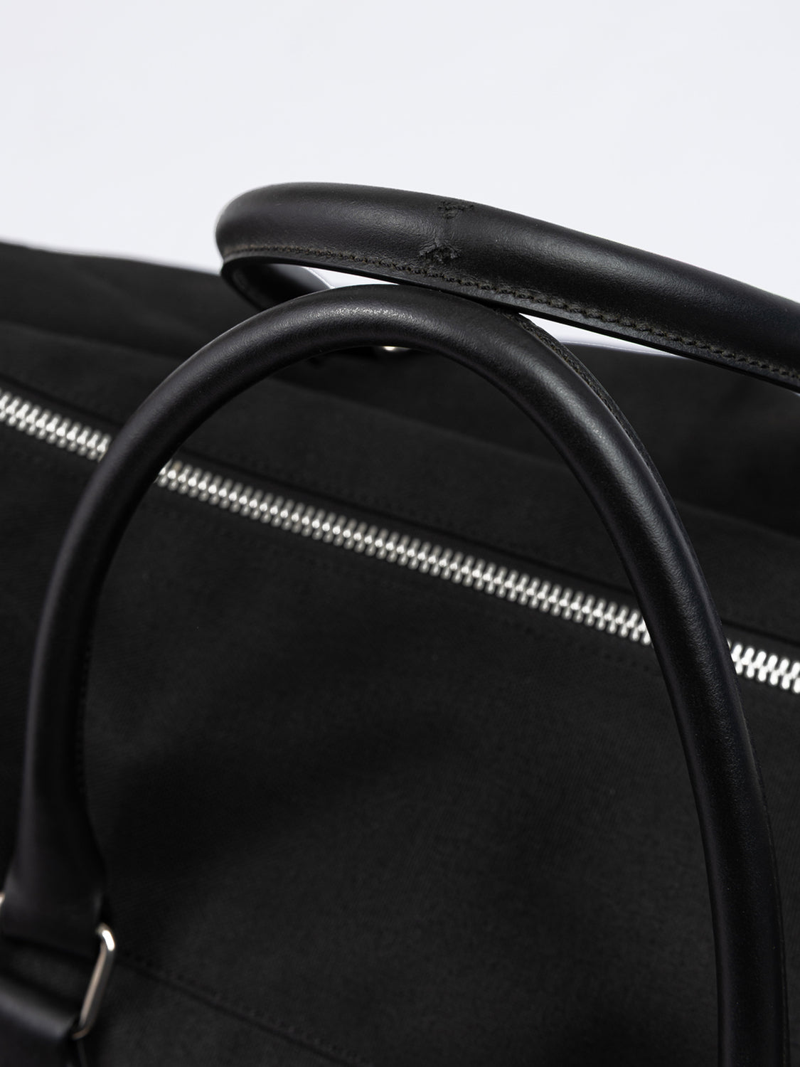 Black Fabric Weekend Travel Bag