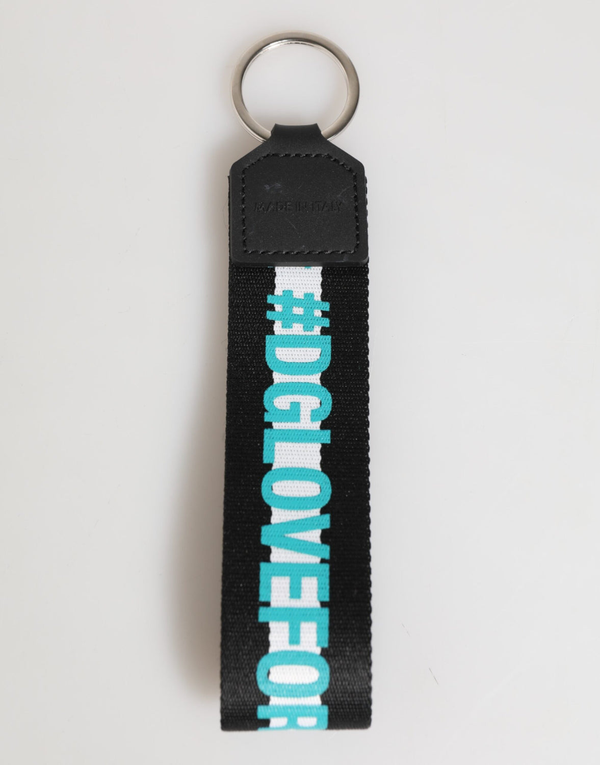 Multicolor Logo Polyester Brass Holder Keychain Keyring