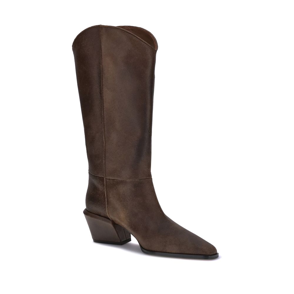 Brown Leather Boots