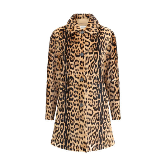 Leopard-print Coat
