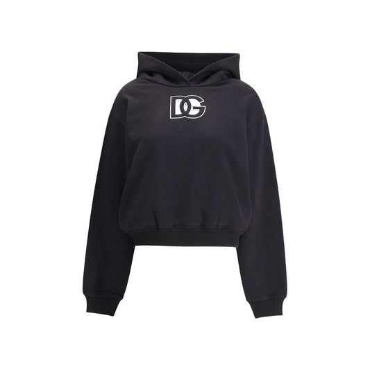 Black Cotton Sweatshirt