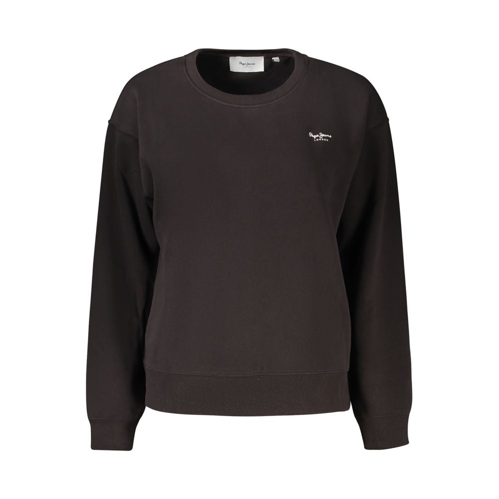 Black Cotton Women Sweater