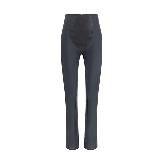 Black Nylon Athletic Pants