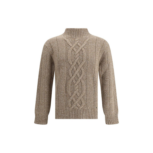 Beige Wool Sweatshirt