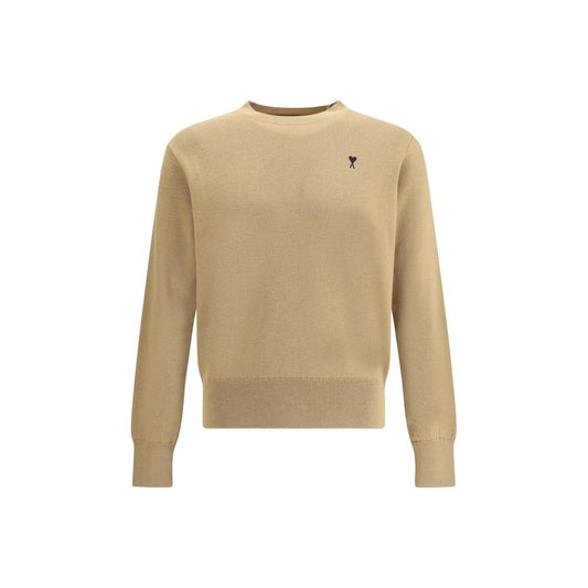 Beige Merino Wool Sweatshirt
