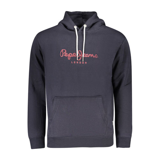 Blue Cotton Men's Sweatshirt