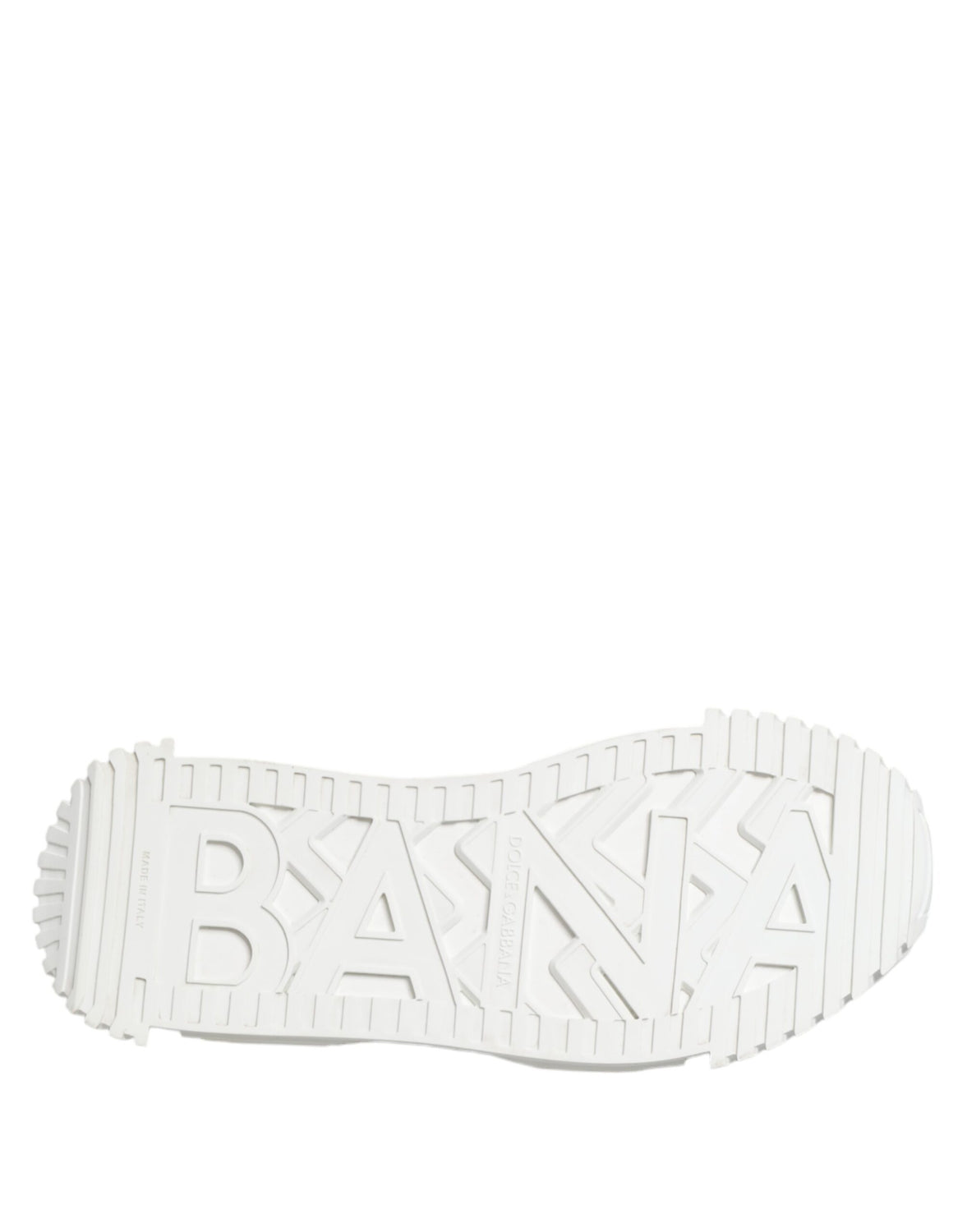 White NS1 Canvas Leather Embellished Sneakers Shoes