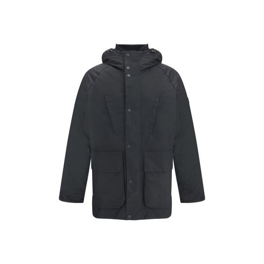 Black Cotton Parka