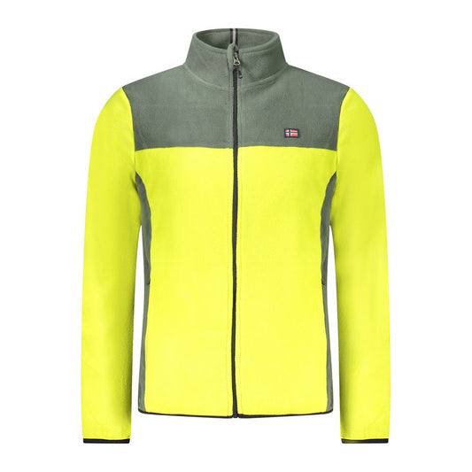 Green Polyester Men Sweater