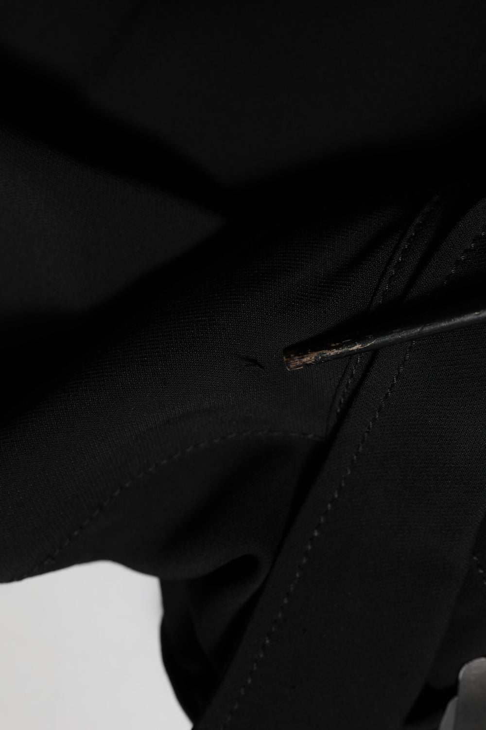 Black Viscose Blend Shirt Style Belted  Dress