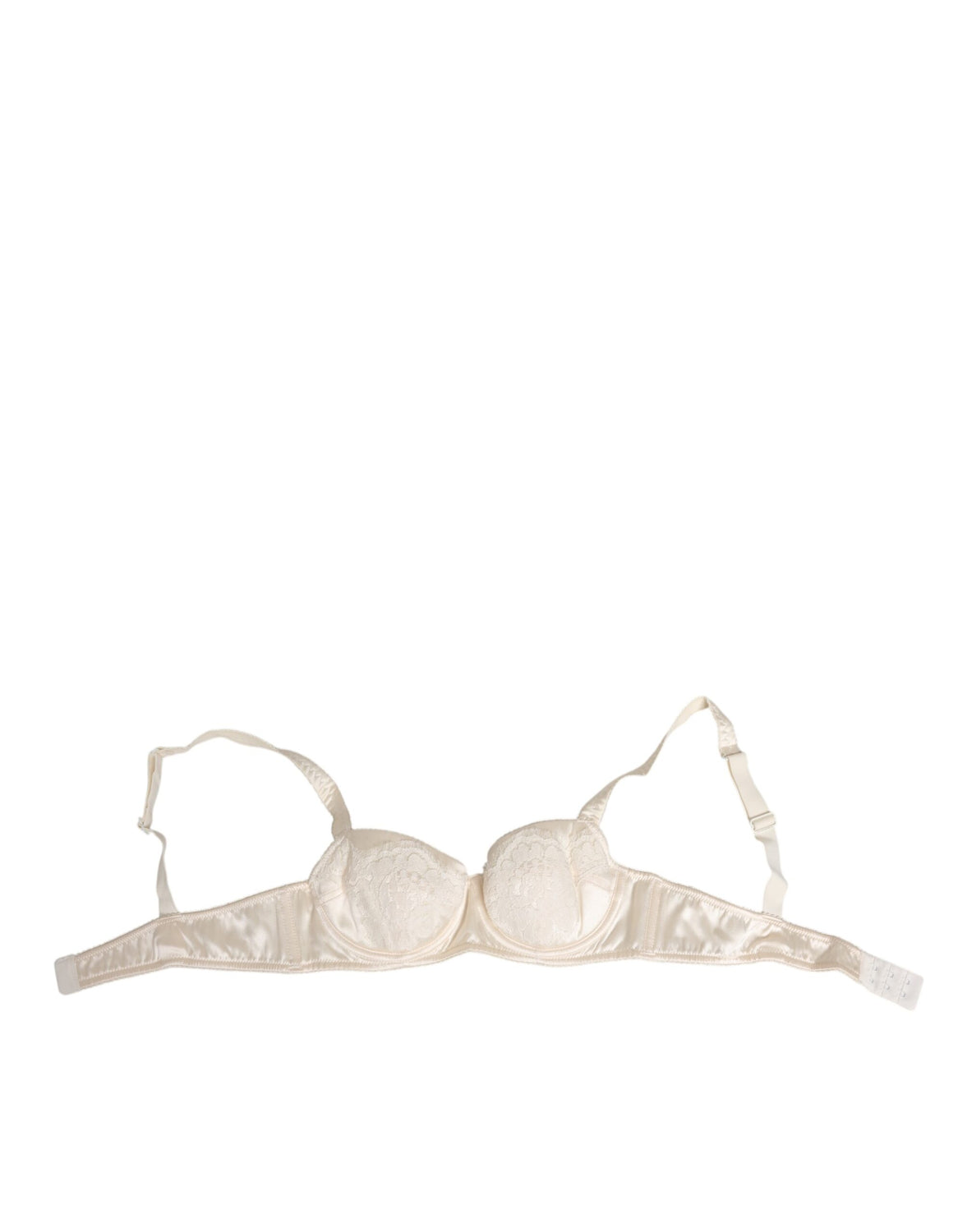 White Satin Lace Balconnet Lingerie Underwear
