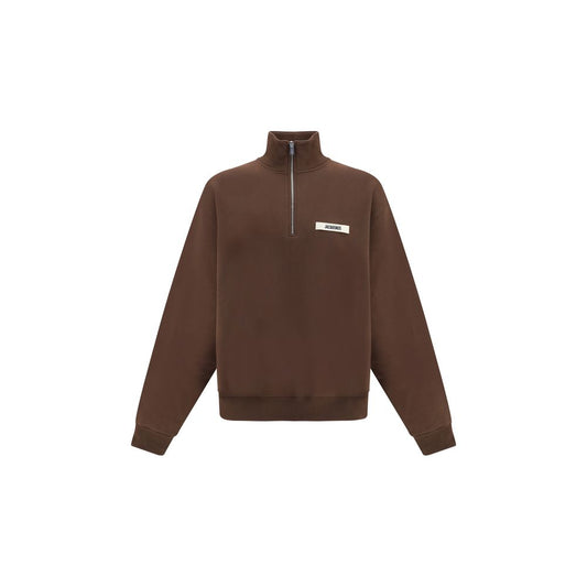 Brown Cotton Sweatshirt