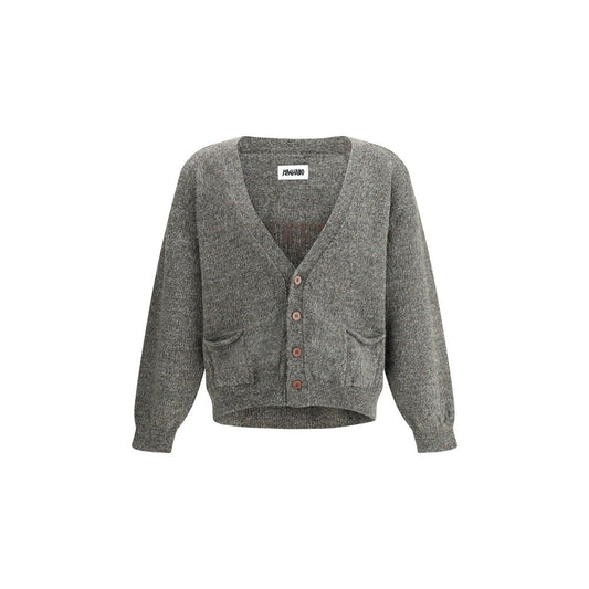 Gray Wool Cardigan