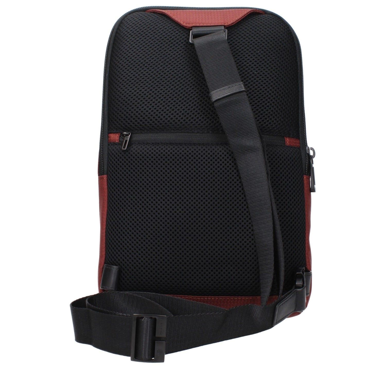Red Fabric Crossbody Bags