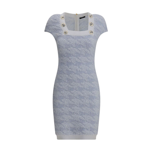 Blue Polyamide Casual Dress