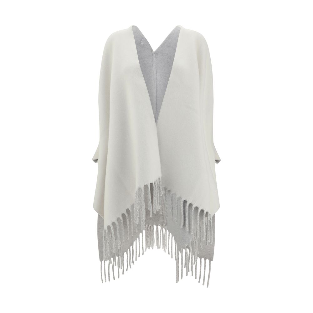 Cashmere and wool Poncho