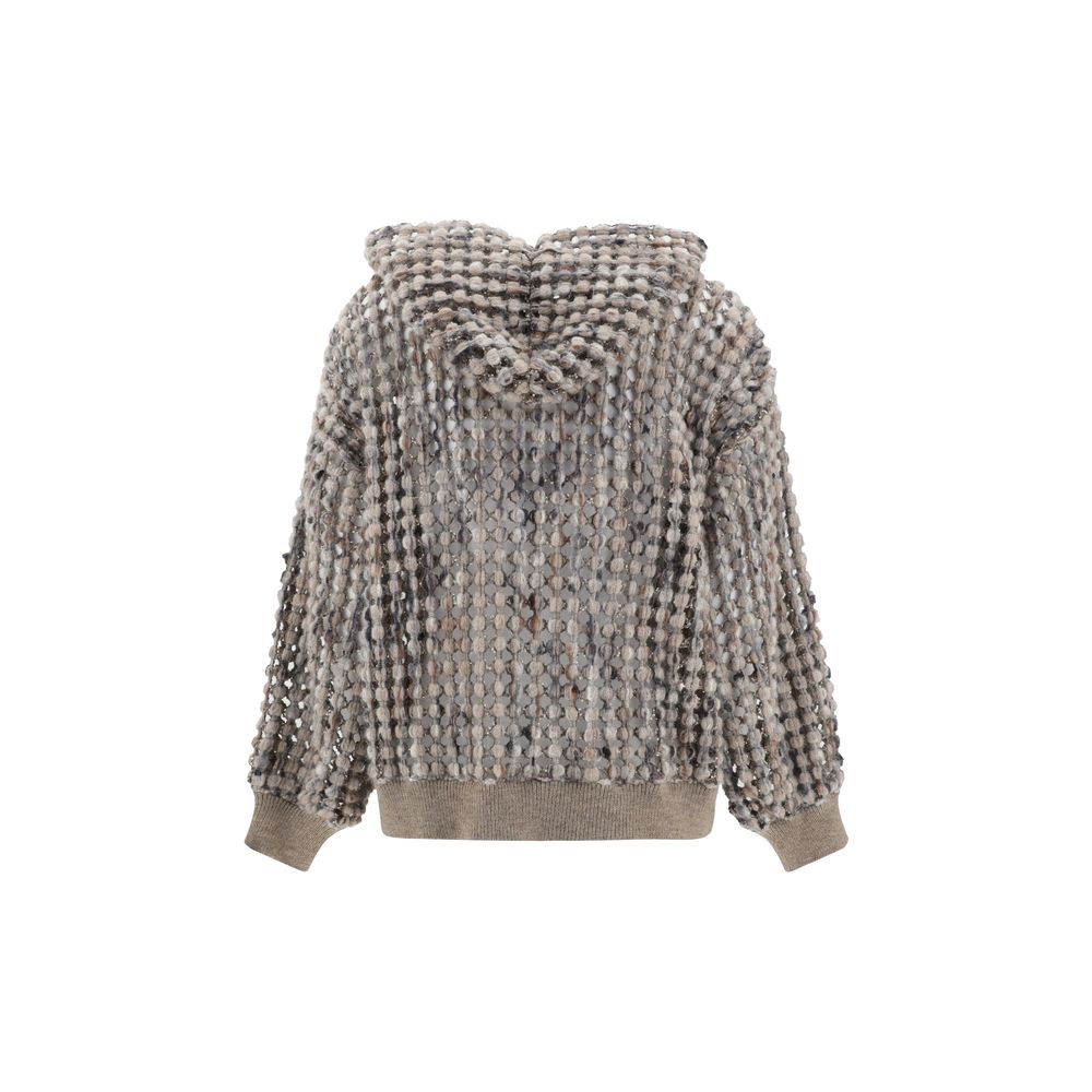Perfored wool Cardigan