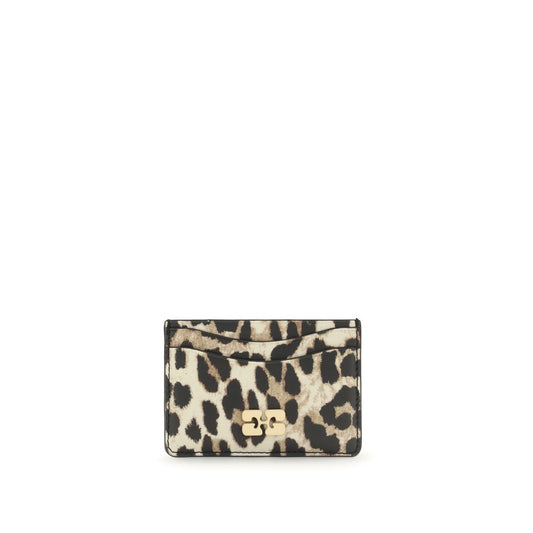 GANNI BOU CARD HOLDER PRINT