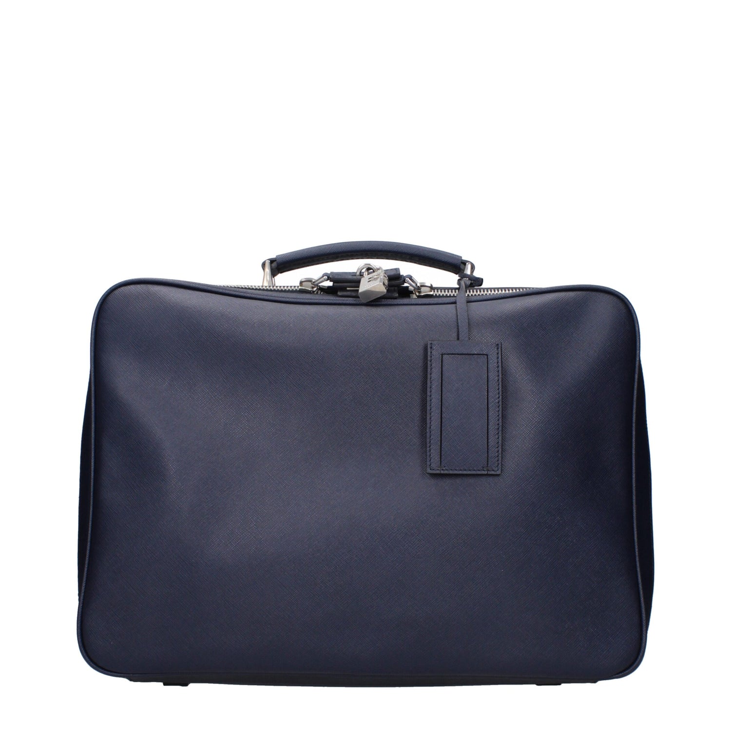 Blue Leather Luggage And Travel