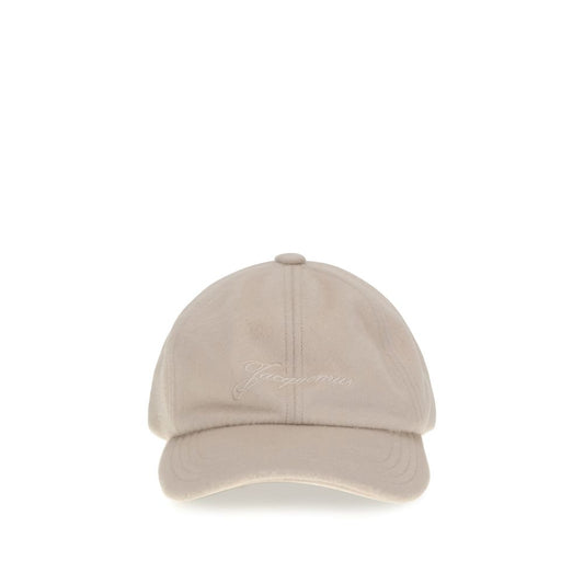 Beige Wool Cap (Baseball Hat)