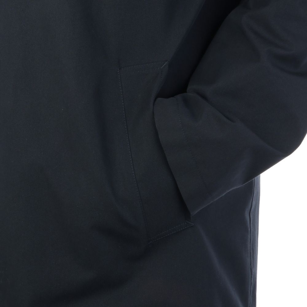 Blue Cotton Men's Trench Coat