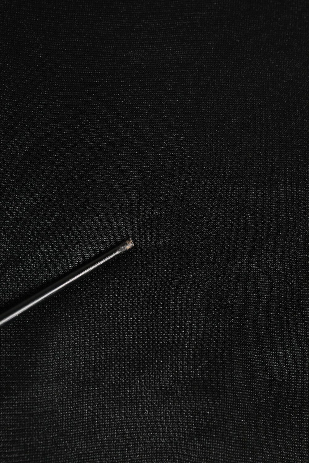 Black Logo Polyester CrewNeck Sweatshirt Sweater