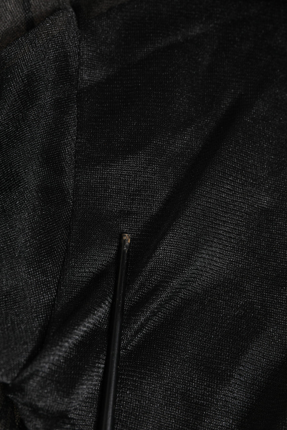 Black Logo Polyester CrewNeck Sweatshirt Sweater