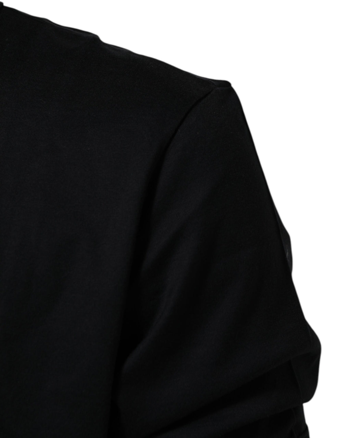 Black Goodluck 2018 Cotton Crew Neck T-shirt