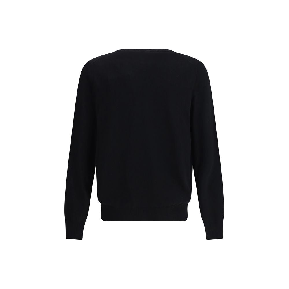 Black Wool Sweatshirt
