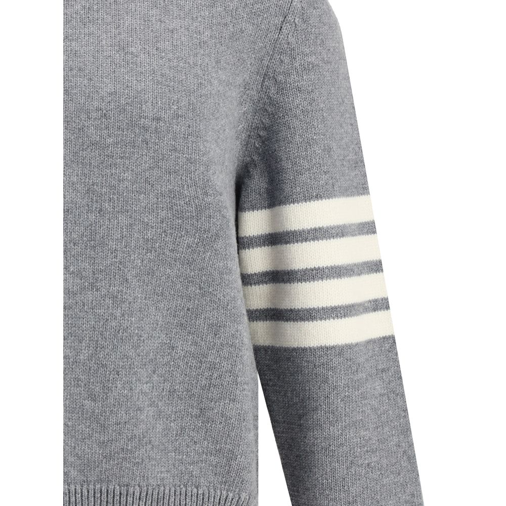 Gray Fleece Wool Sweatshirt