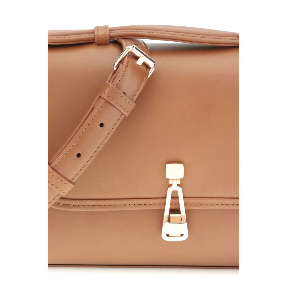 Brown Leather Shoulder Bag