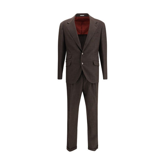 Brown Wool Two-Piece Suit