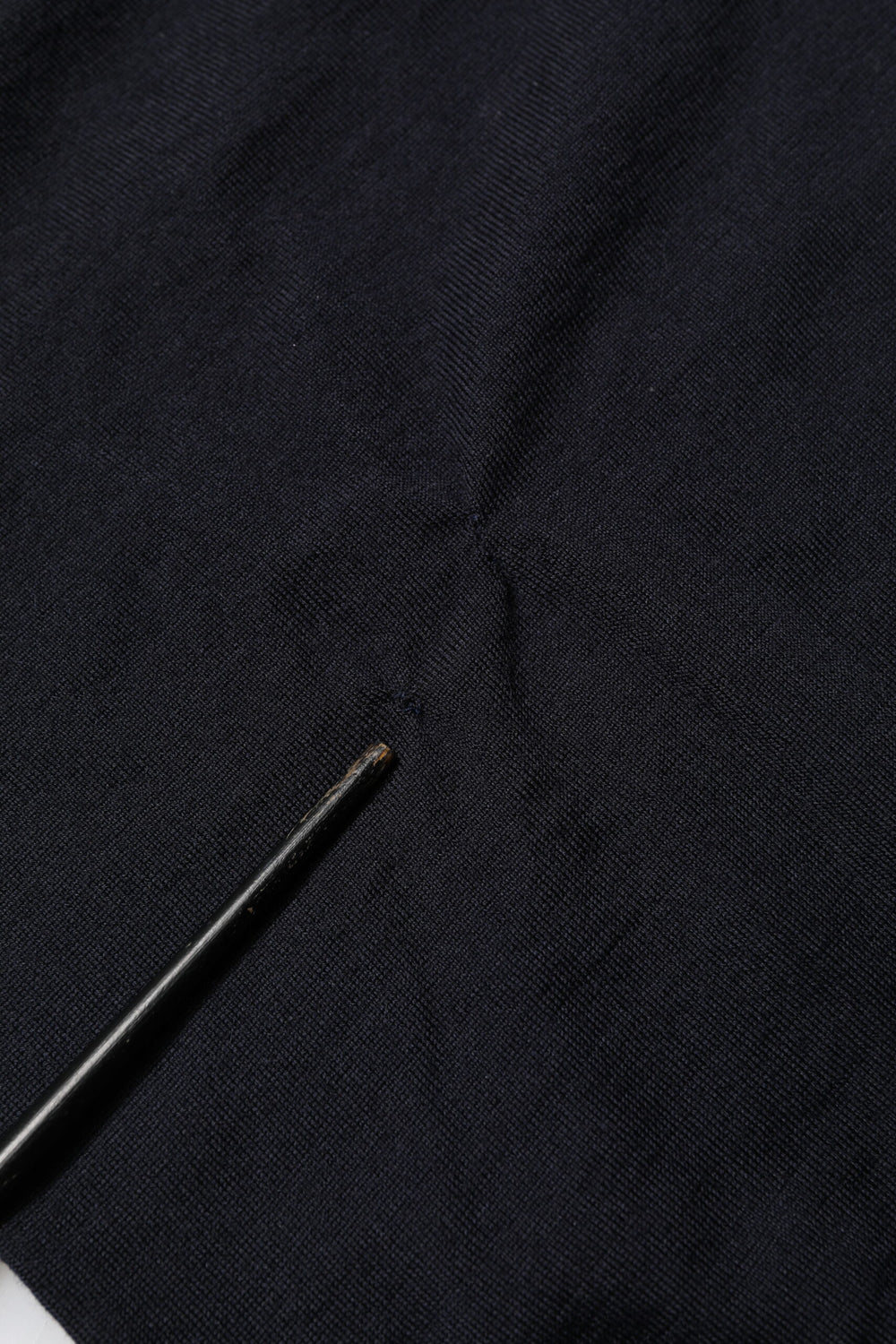 Black Cashmere Knit V-Neck Pullover Sweater